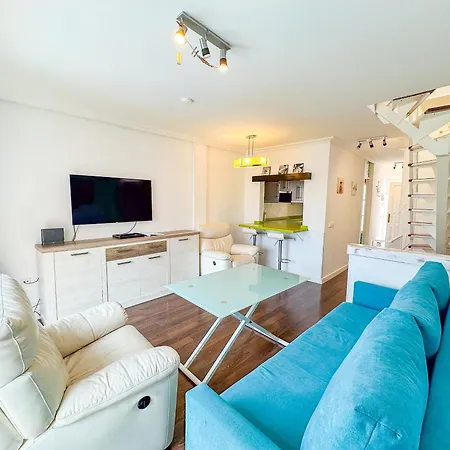 Ocean View 2 Bedroom Roofterrace In Costa Adeje 칼라오살바헤